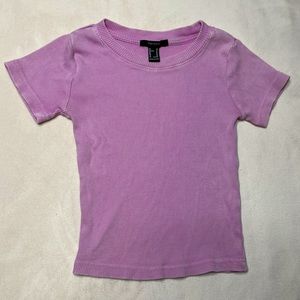 Purple distressed top